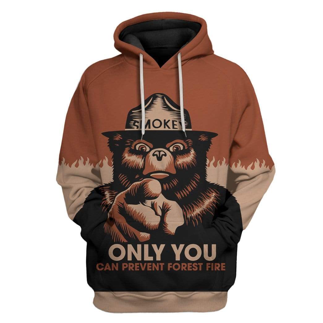 Smokey Only You Can Prevent Forest Fire Custom T-Shirts Hoodie Apparel