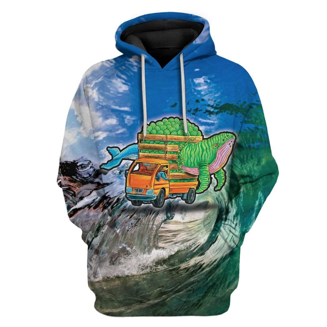 Spirit Whale And Watermelon Truck Hoodie T-Shirts Apparel