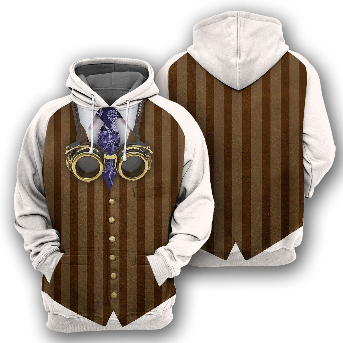 Steampunk Costume Unique All Over Print T-Shirt Hoodie Gift Ideas