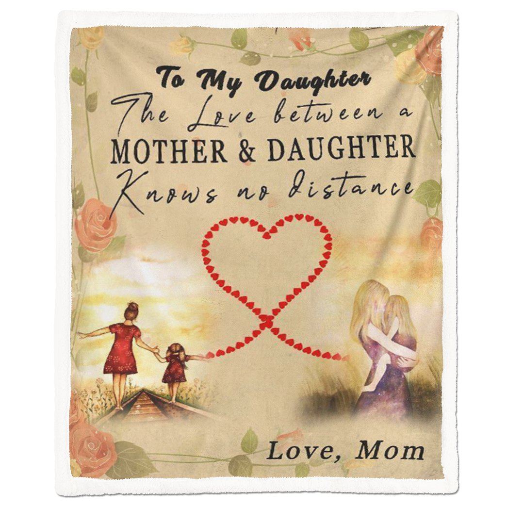 Alldaytee The love between a mother and daughter knows no distance Blanket