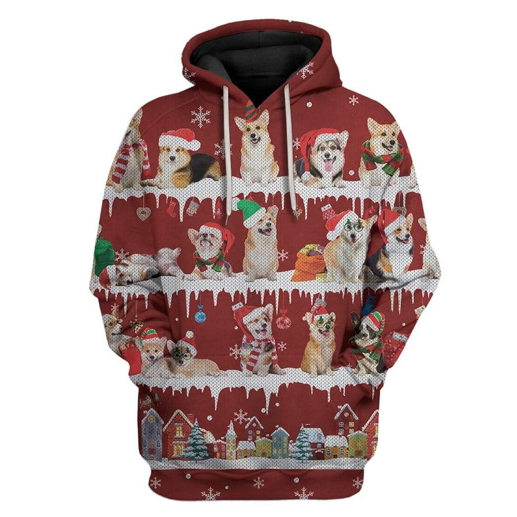 Ugly Christmas Dog Custom T-shirt – Hoodies Apparel