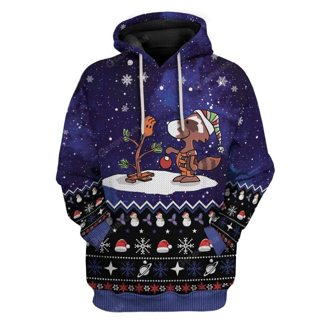 Ugly Christmas In Galaxy Hoodie T-Shirts Apparel