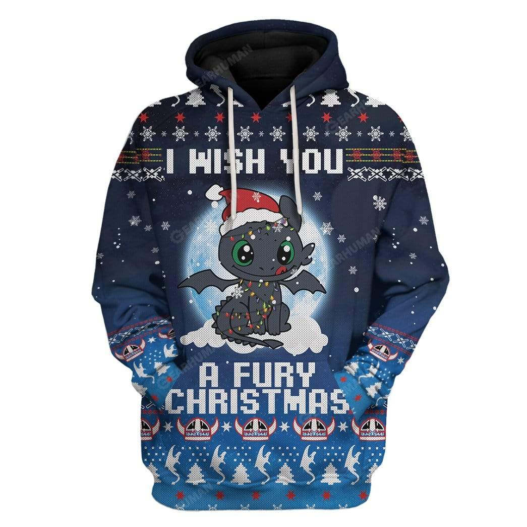 Ugly Fury Christmas Custom T-shirt – Hoodies Apparel