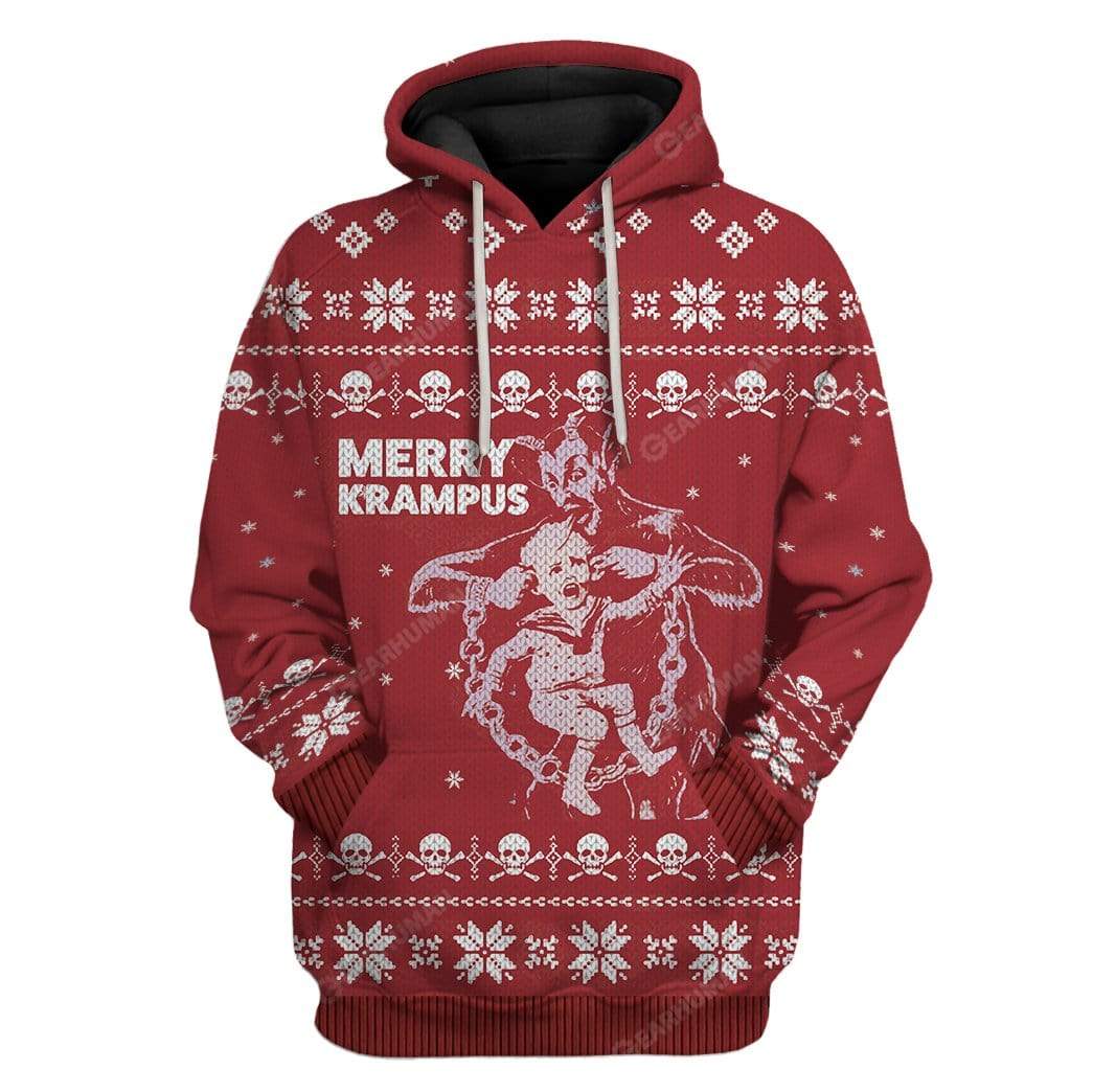 Ugly Merry Krampus Hoodie T-Shirts Apparel