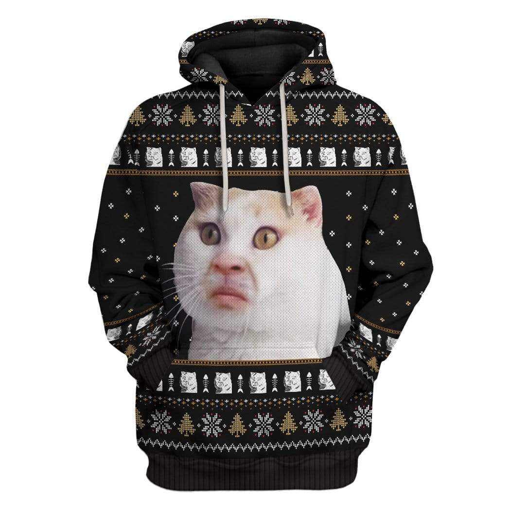 Ugly Terrifying Cat Custom T-Shirts Hoodies Apparel