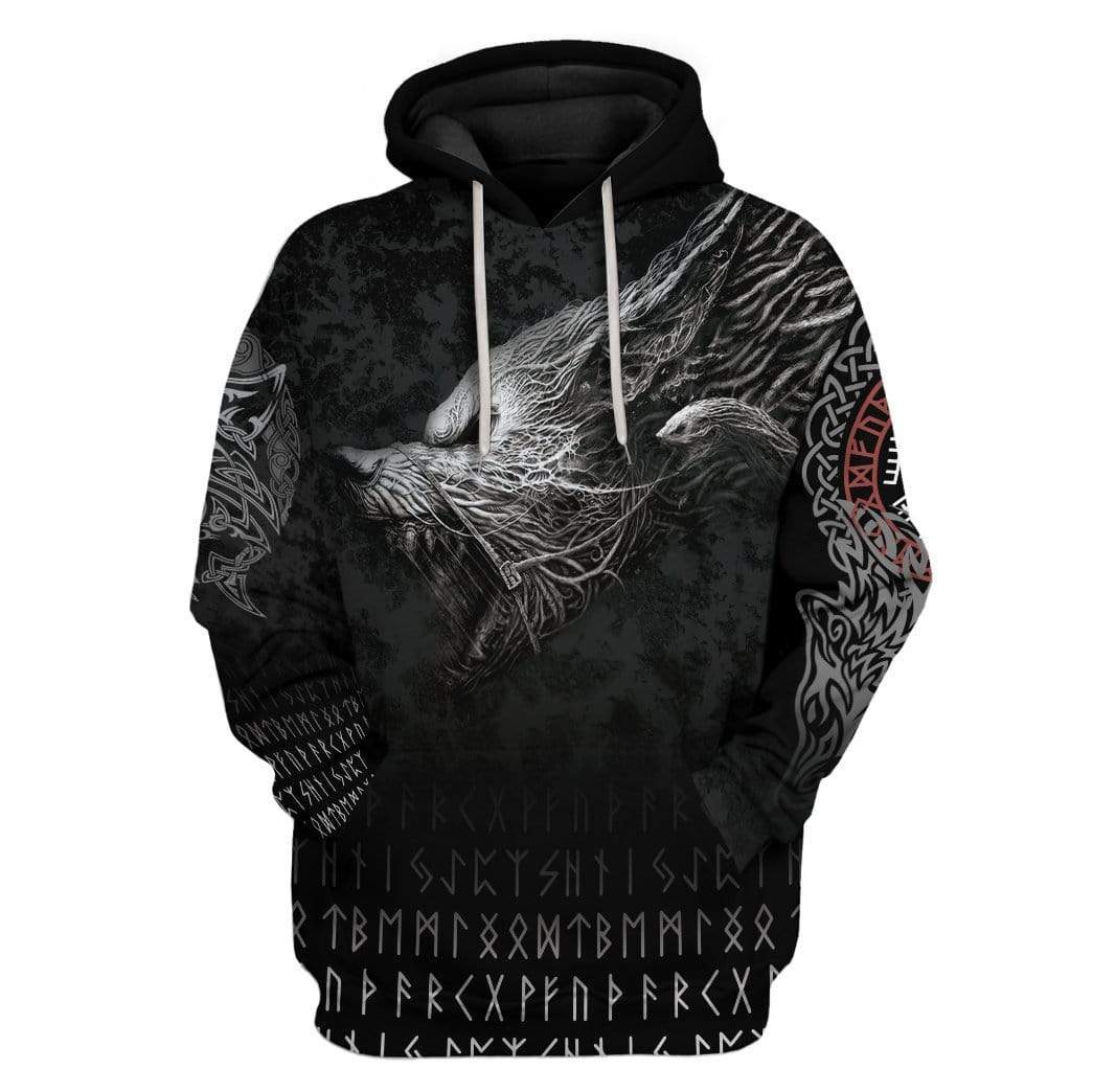 Viking Wolf Custom T-Shirts Hoodies Apparel