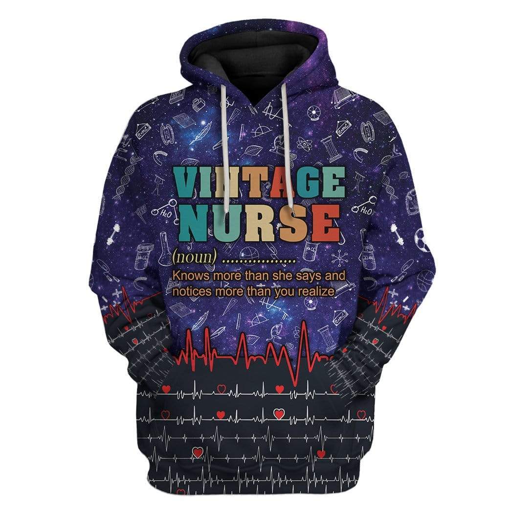 Vintage Nurse Custom T-Shirts Hoodies Apparel