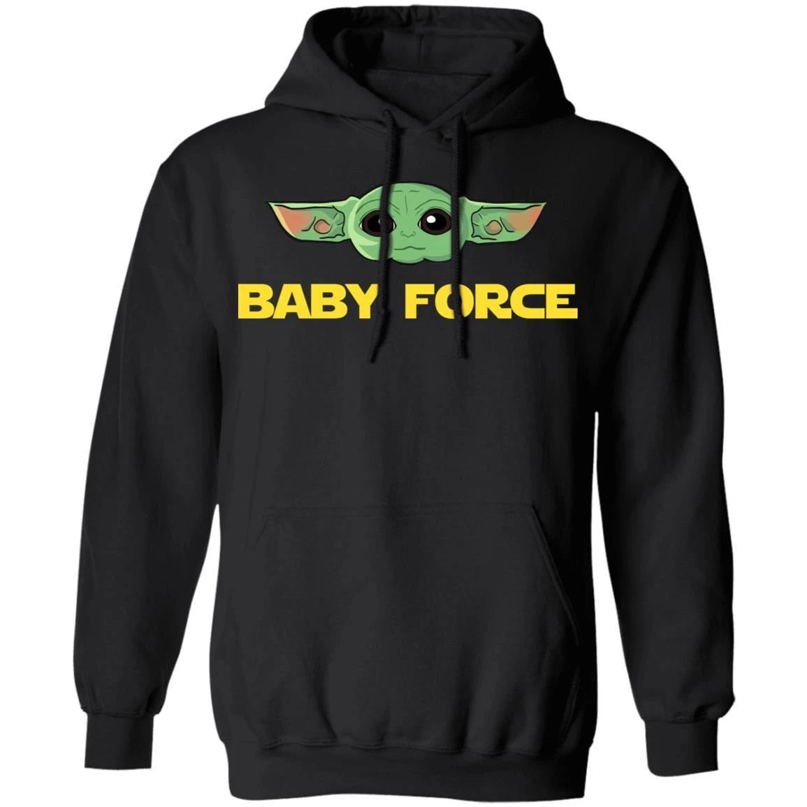 Baby Force Hoodie The Mandalorian Baby Yoda Hoodie Funny Gift For Fans