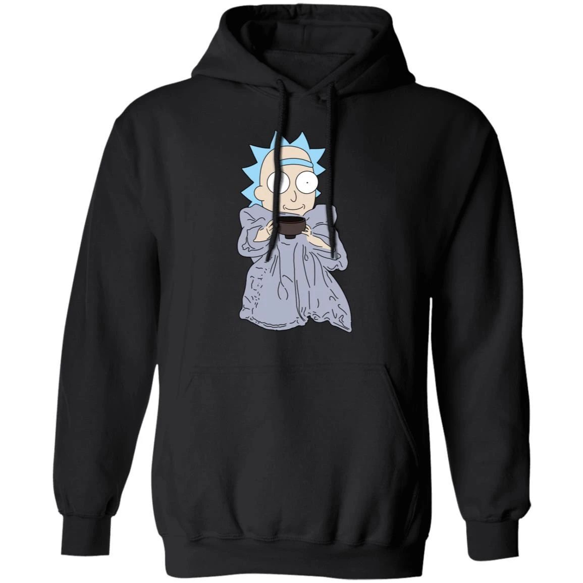 Baby Rick Hoodie Rick And Morty Mixed Baby Yoda Hoodie Funny Gift