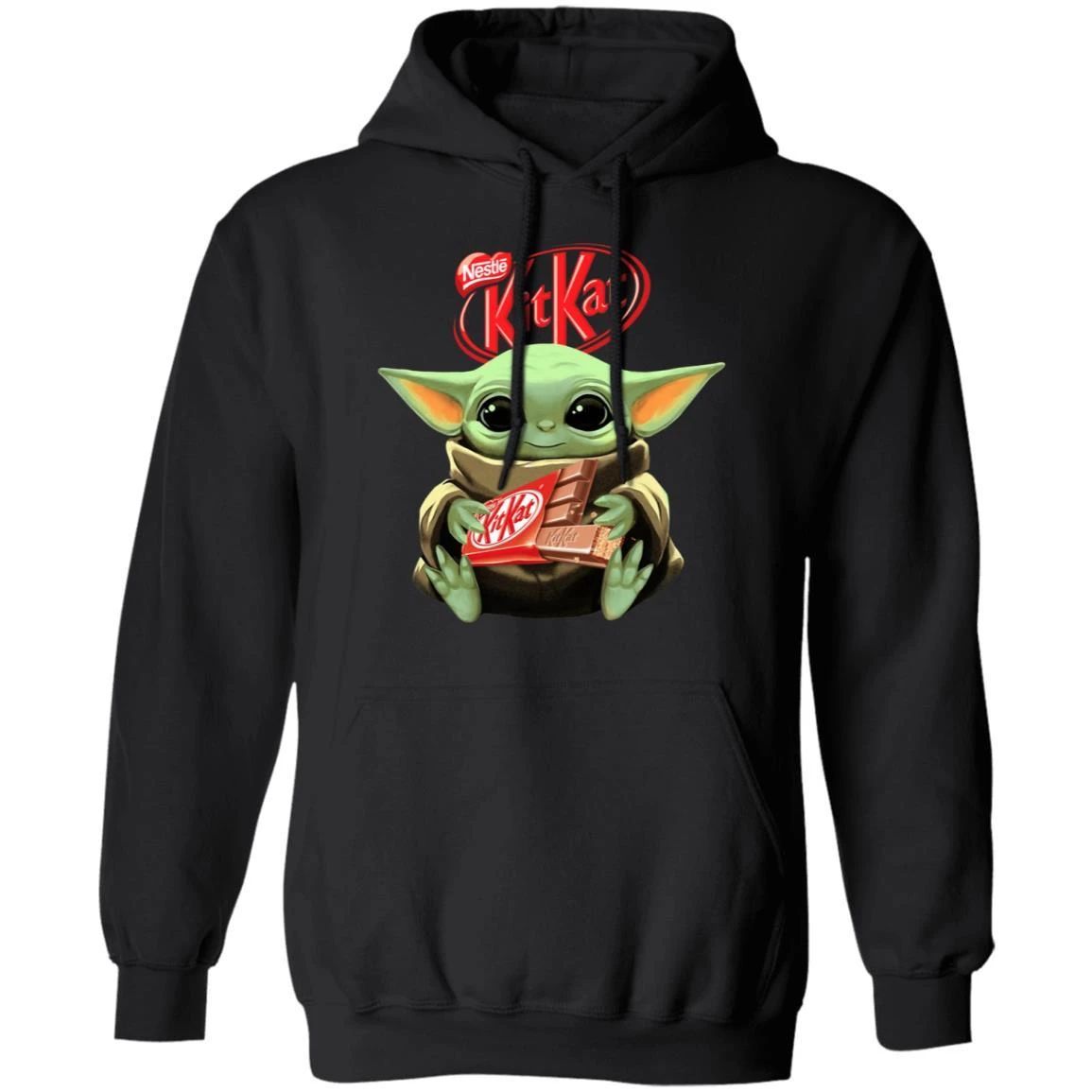 Baby Yoda Hug Kit Kat Hoodie Baby Yoda Hoodie For Fans