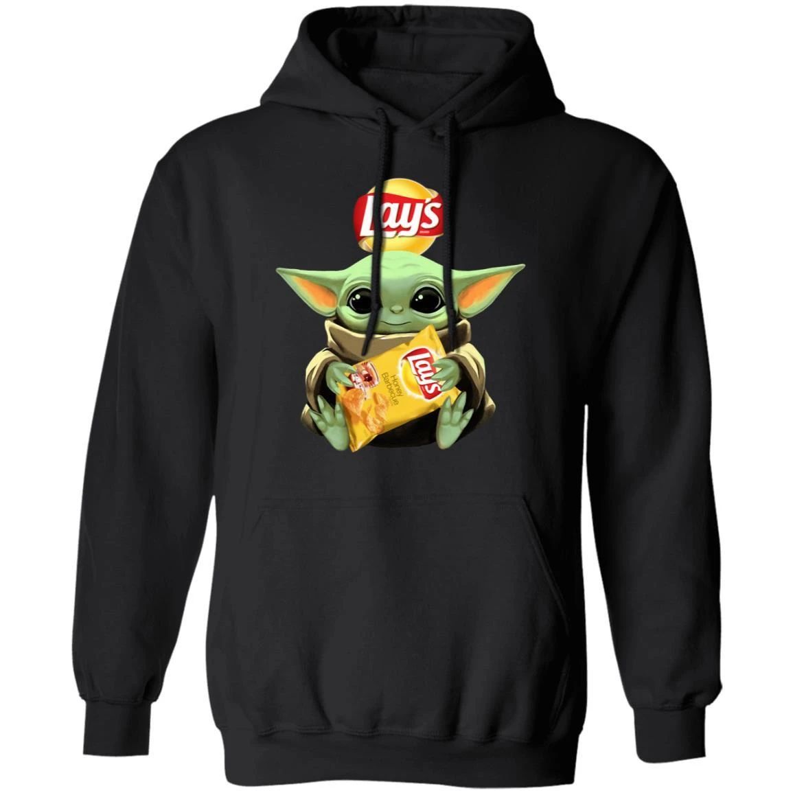 Baby Yoda Hug Lay’s Hoodie Baby Yoda Hoodie For Fans