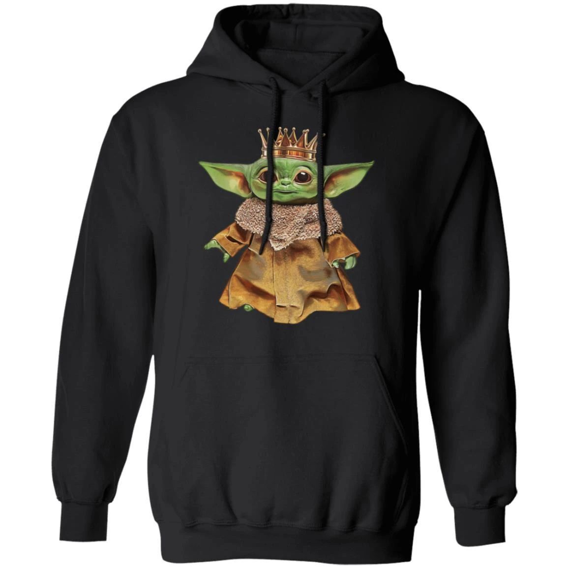 Baby Yoda King Hoodie Funny Shirt Star Wars Fan Gift