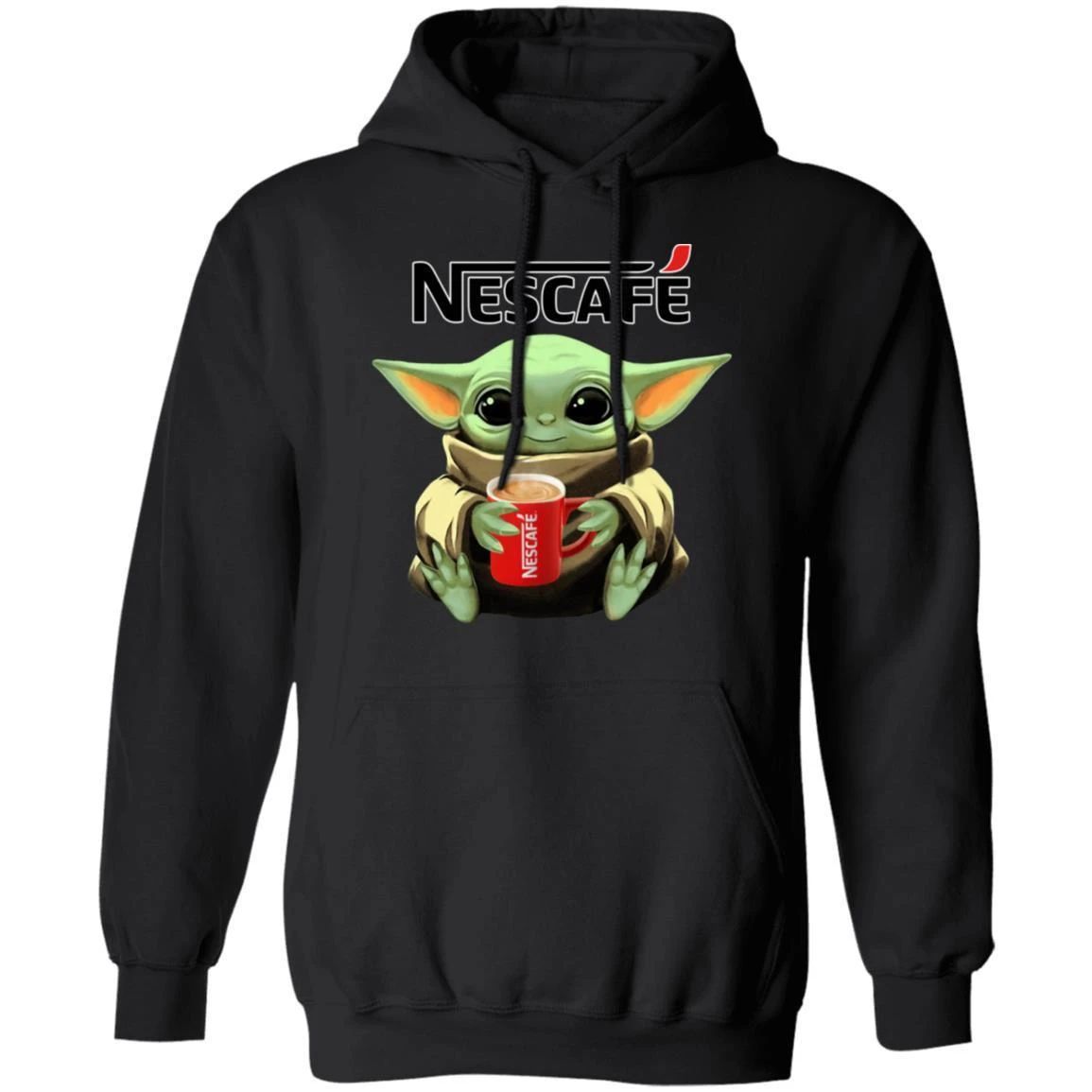 Baby Yoda Loves Nescafe Hoodie