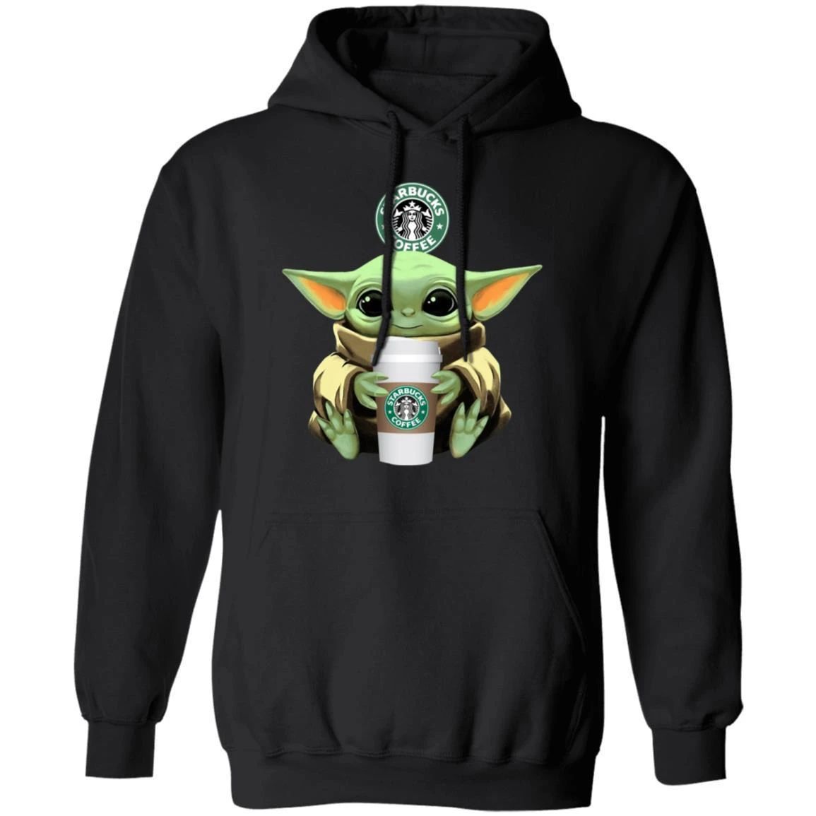 Baby Yoda Loves Starbucks Hoodie