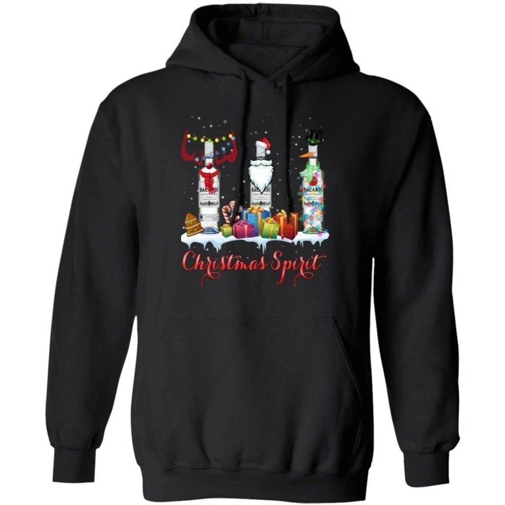 Bacardi Christmas Spirit Rum Hoodie Cool Xmas Gift