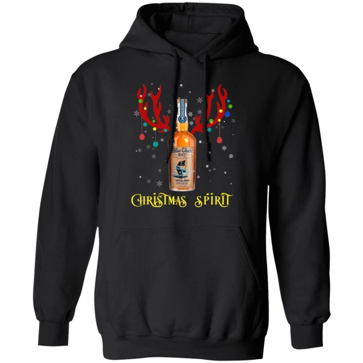 Christmas Hoodie Blue Chair Bay Christmas Spirit Rum Reindeer Xmas Shirt