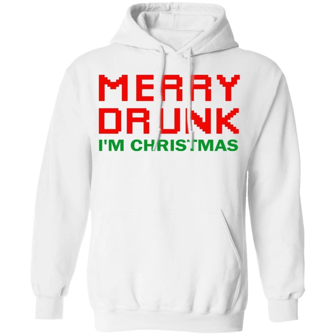 Christmas Hoodie Merry Drunk I’m Christmas Funny Xmas Shirt