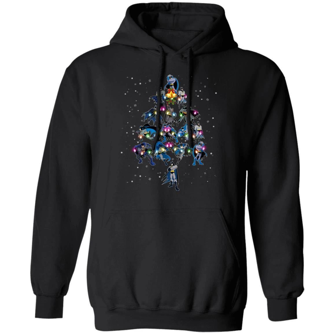 Christmas Tree Batman Hoodie Funny Xmas Gift Shirt