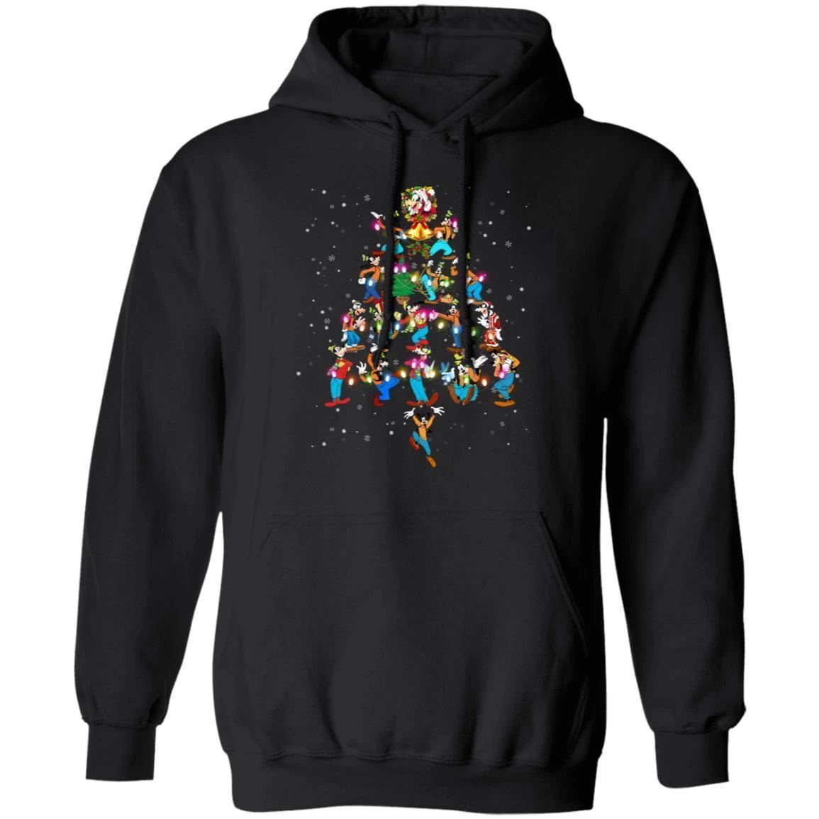 Christmas Tree Goofy Hoodie Funny Xmas Gift Shirt Idea