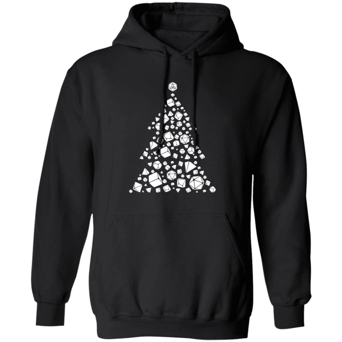 Dungeons & Dragons Dice Christmas Tree Hoodie Cool Xmas Gift