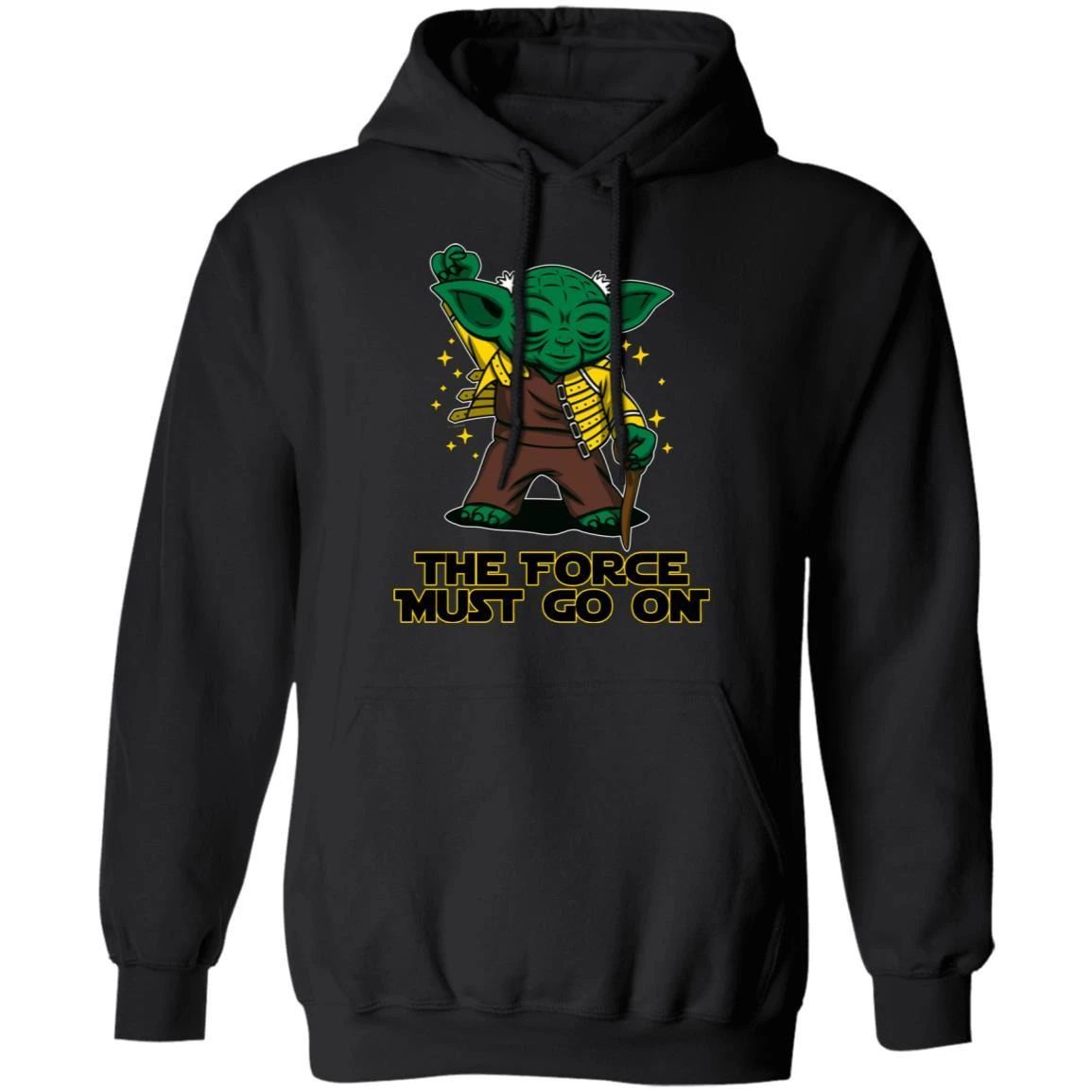 Freddie Mercury Baby Yoda Hoodie The Force Must Go On Shirt