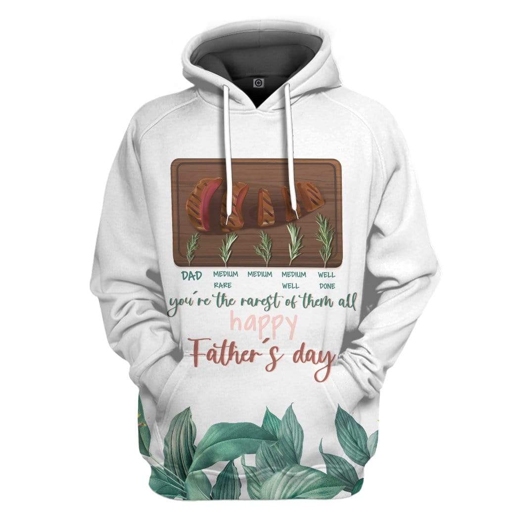 Dad Is The Rarest Custom Hoodie Apparel