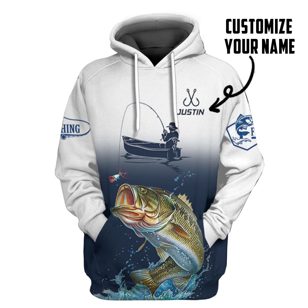 Fishing Saved Me Custom Name Tshirt Hoodie Apparel