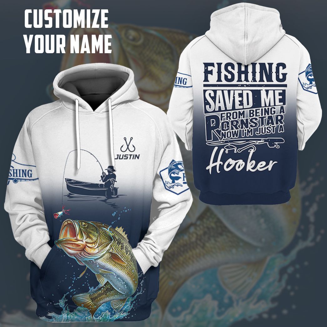 Custom fishing hoodie hot sale