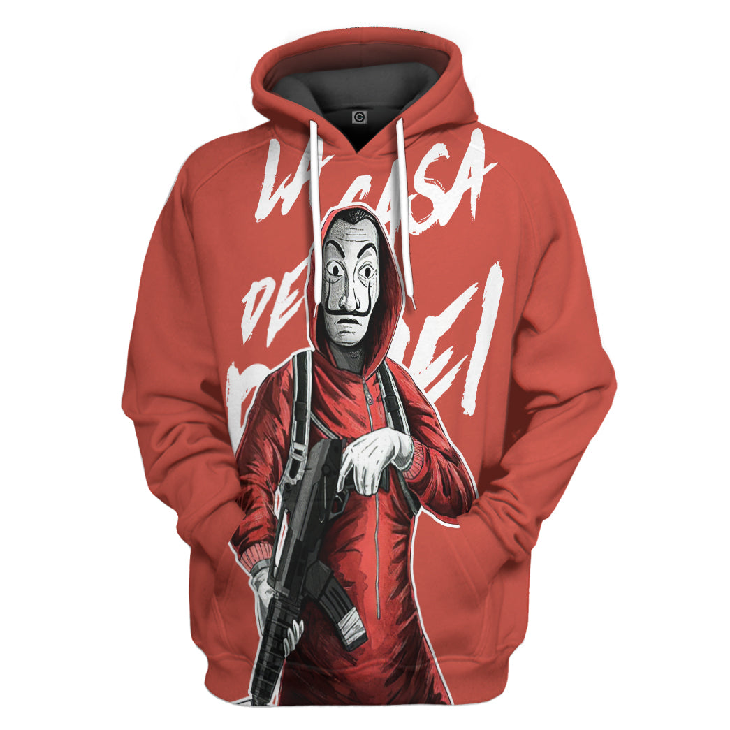 Money Heist La Casa De Papel All Over Print T-Shirt Hoodie Fan Gifts Idea