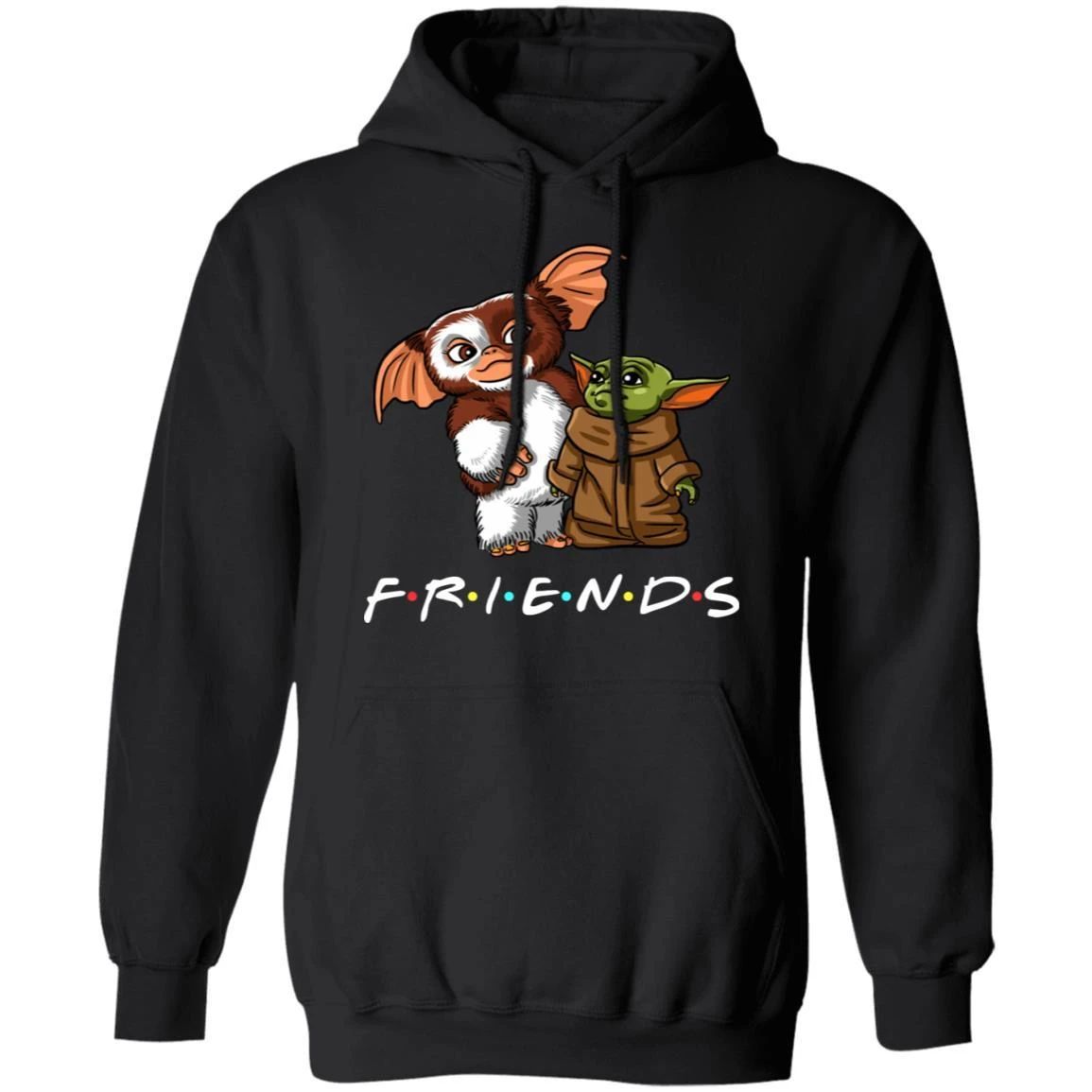 Gremlins & Baby Yoda Hoodie Friends Mixed Shirt Star Wars Fan