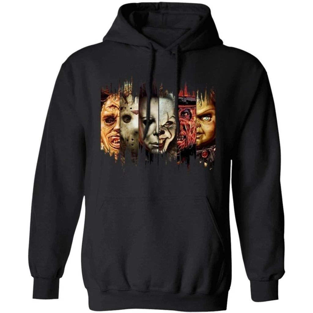 Horror Movies Characters Faces Shirt Cool Halloween Gift