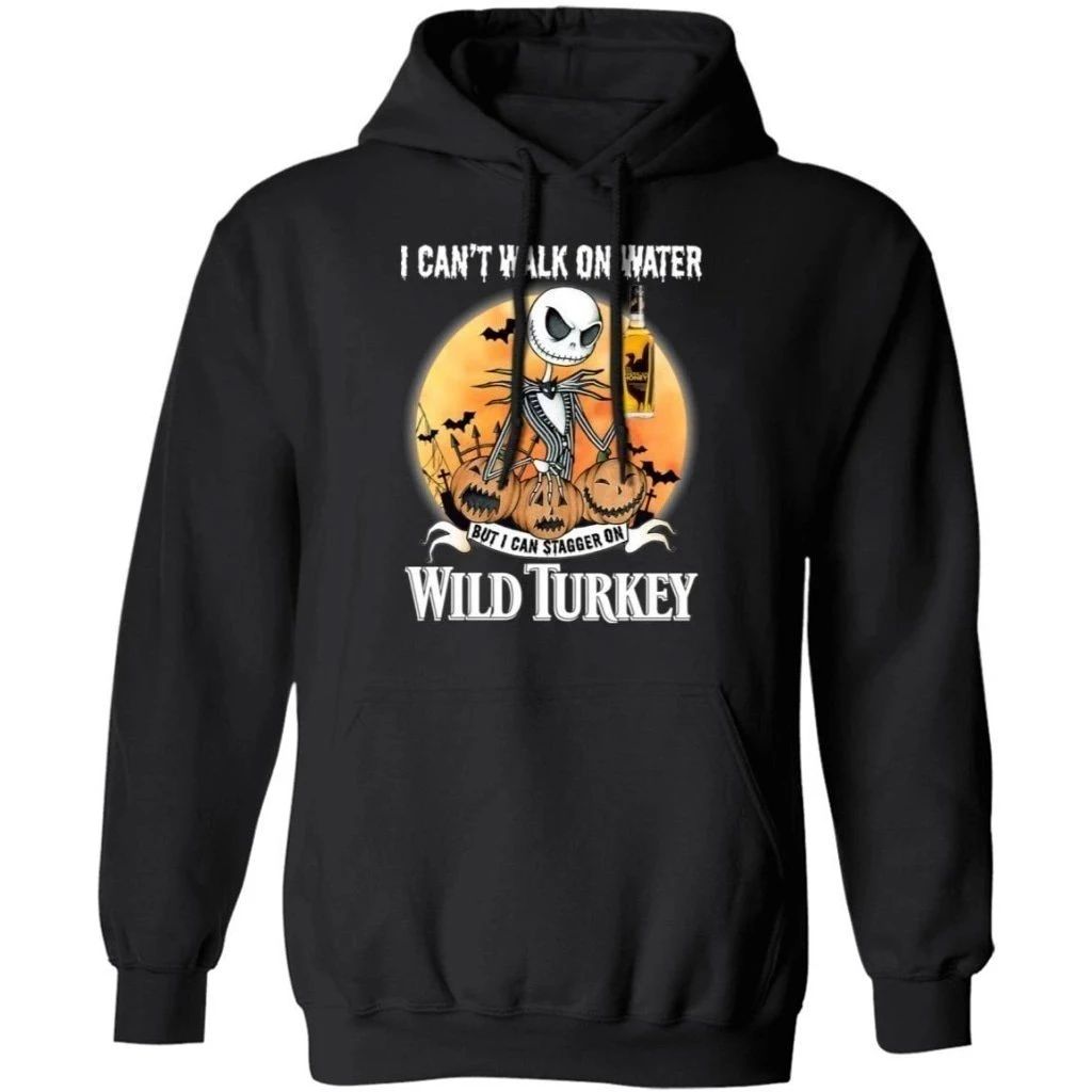 I Can Stagger On Wild Turkey Whisky Jack Skellington Shirt