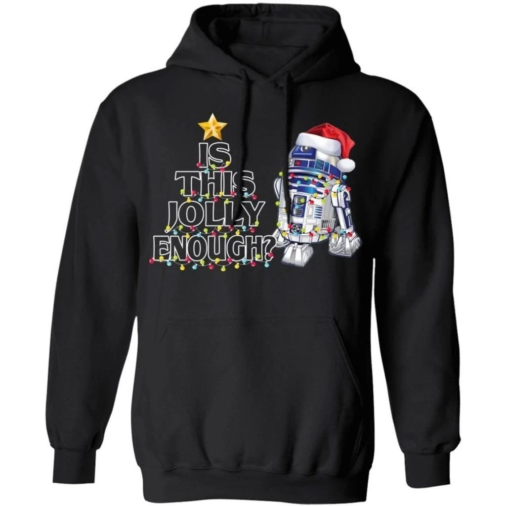 Is This Jolly Enough Star Wars R2-D2 Christmas Hoodie Funny Gift