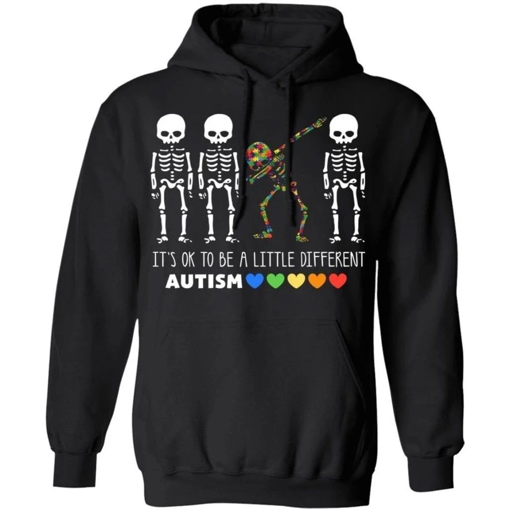 It’s Ok To Be A Little Different Autism Awareness Hoodie Meaningful Gift