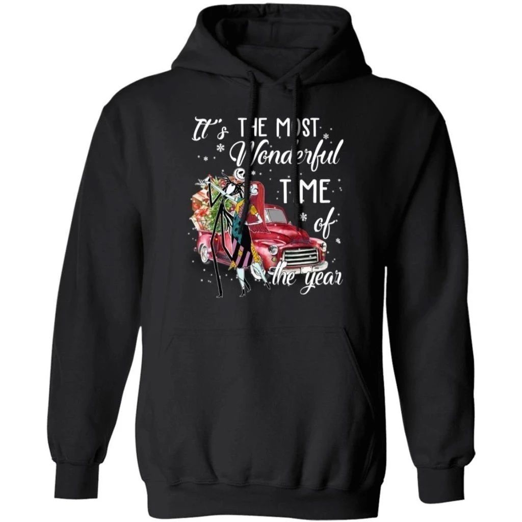 It’s The Most Wonderful Time Of the Year Jack And Sally Hoodie Christmas Gift