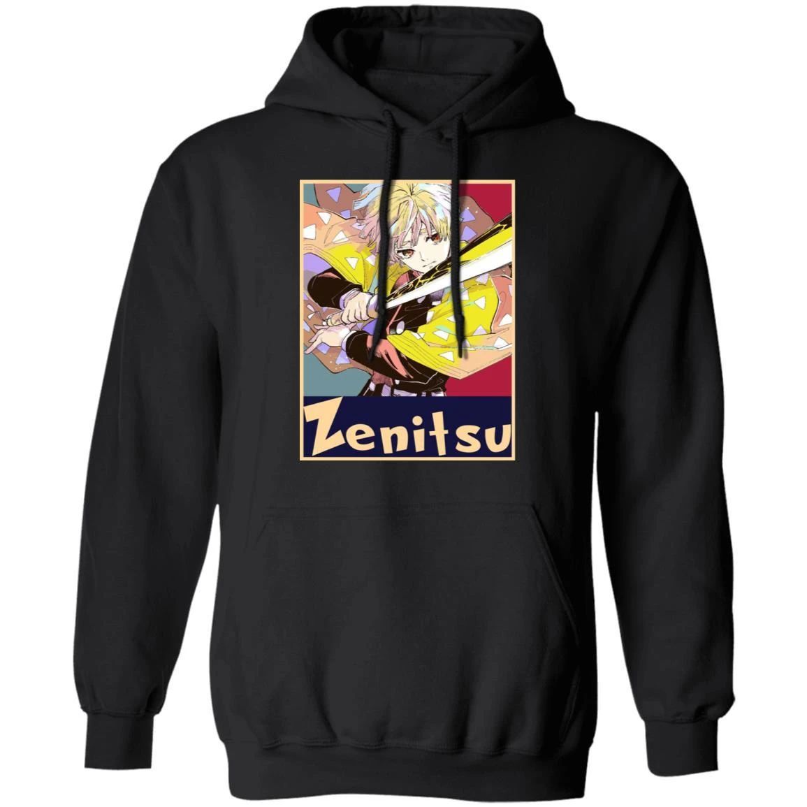 Kitmetsu No Yaiba Demon Slayer Hoodie Zenitsu Agatsuma Hoodie