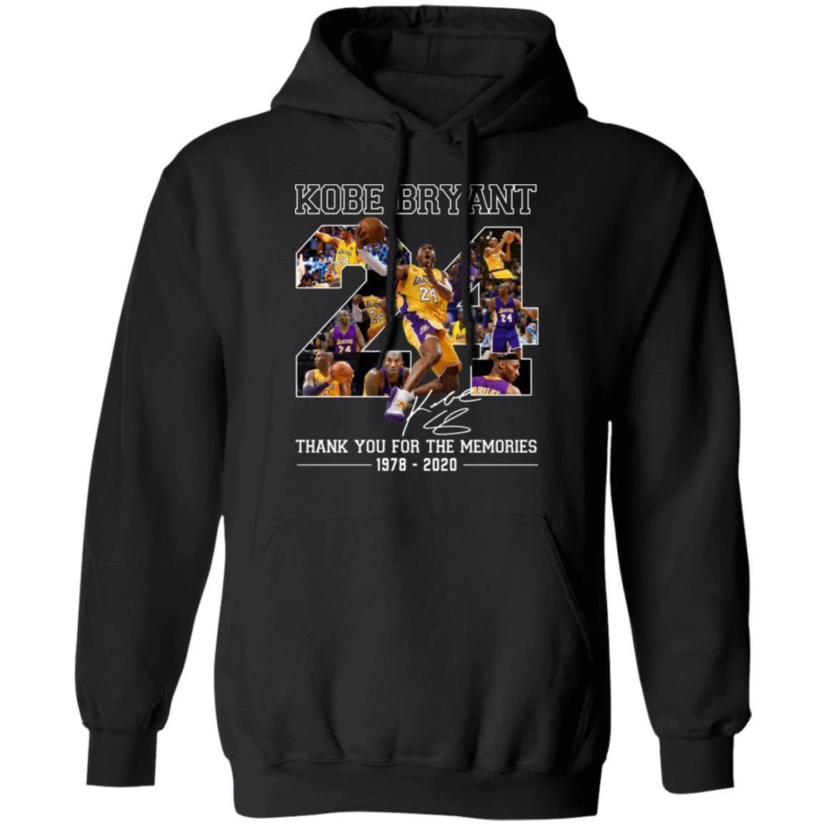 Kobe Bryant Number 24 Hoodie Thank You For The Memories Shirt For Fan