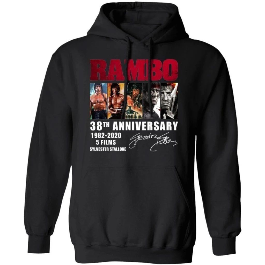 Rambo 38th Anniversary Hoodie For Rambo Fans