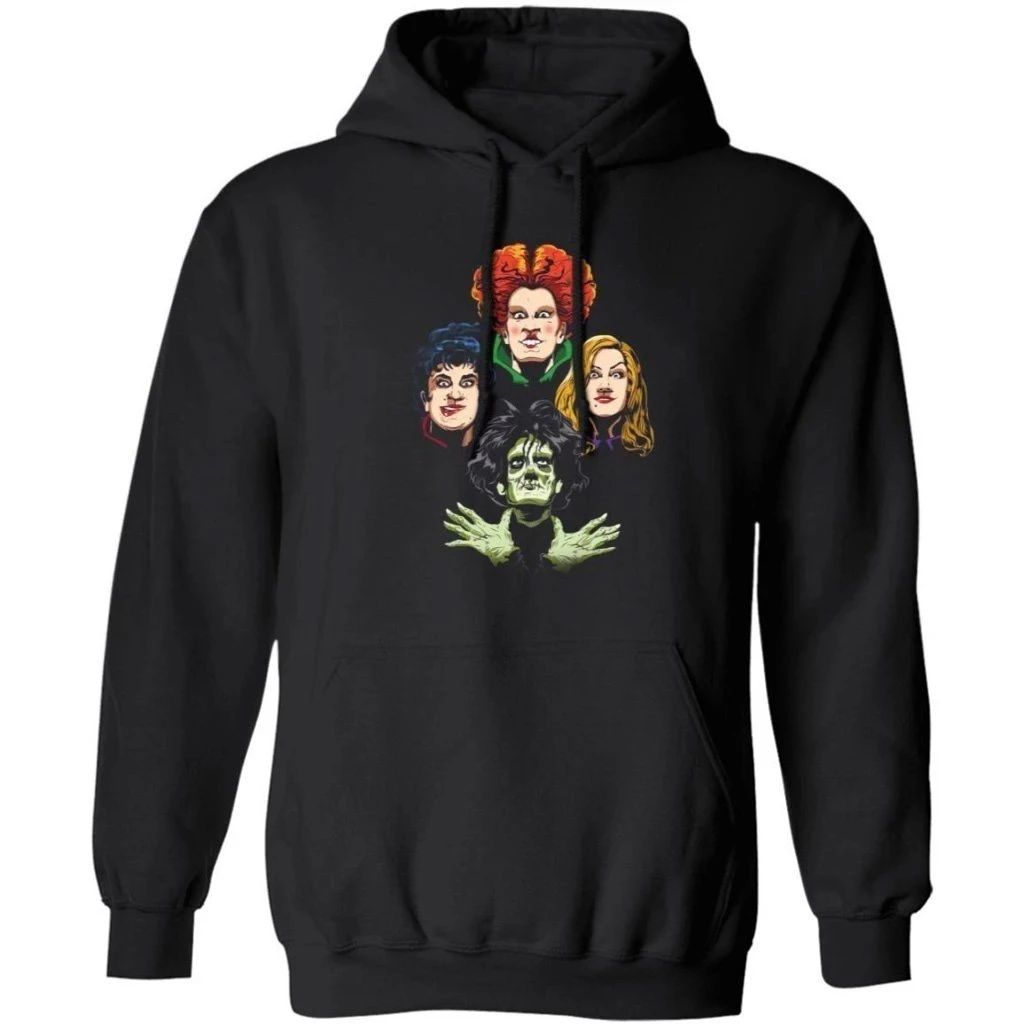 Sanderson Sisters Costume Queen Band Hoodie Halloween Fan Gift Idea