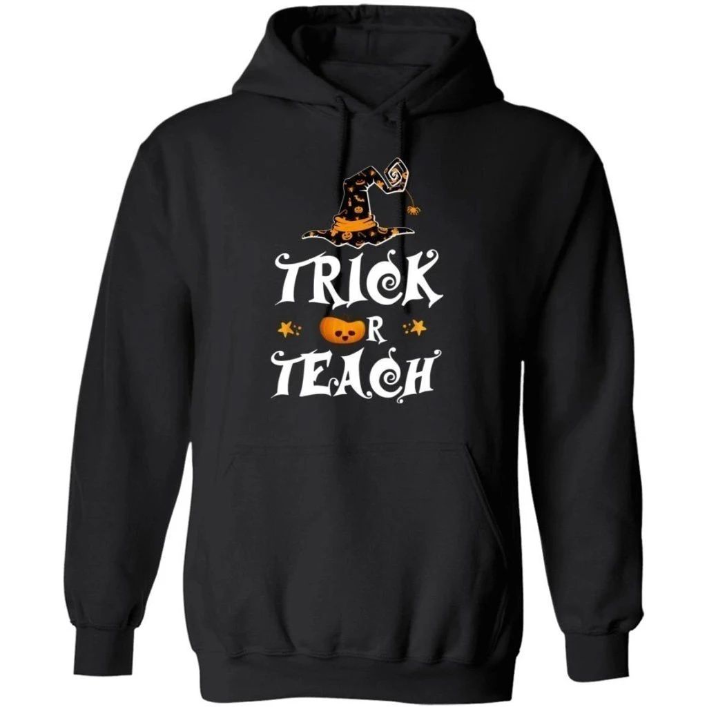 Trick Or Teach Funny Halloween Costume Hoodie For Teacher