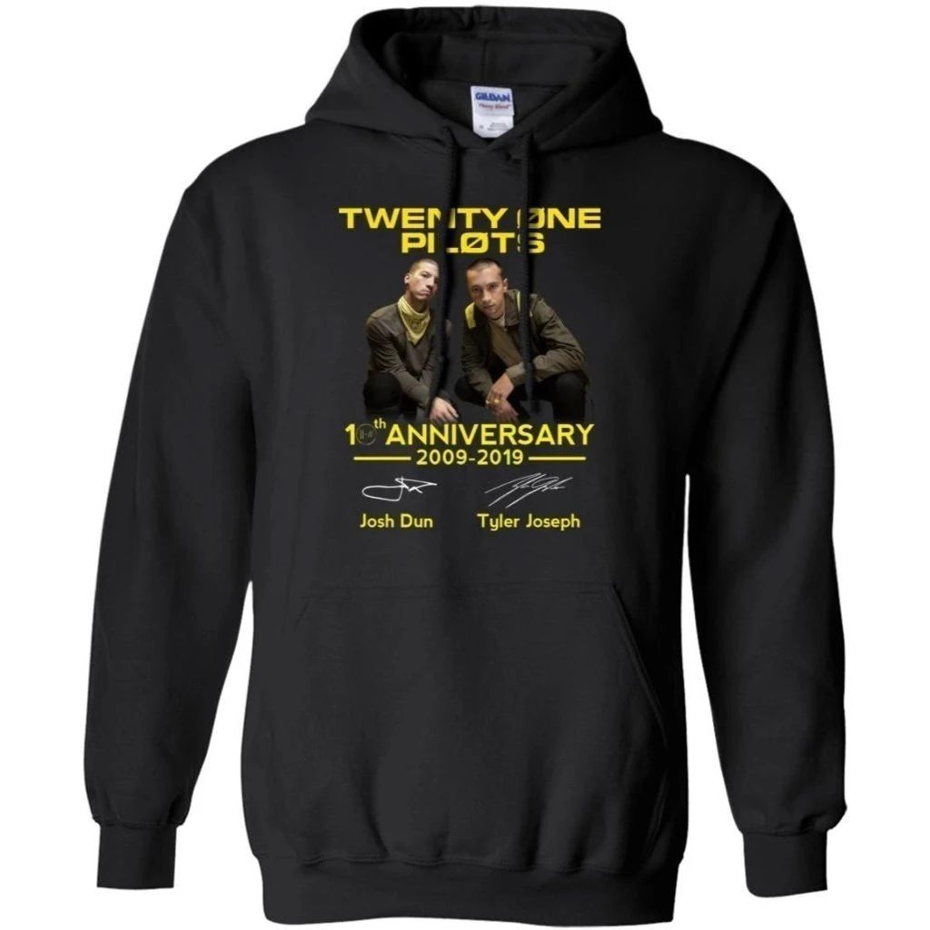 Twenty One Pilots 10th Anniversary Hoodie Perfect Gift For Fans