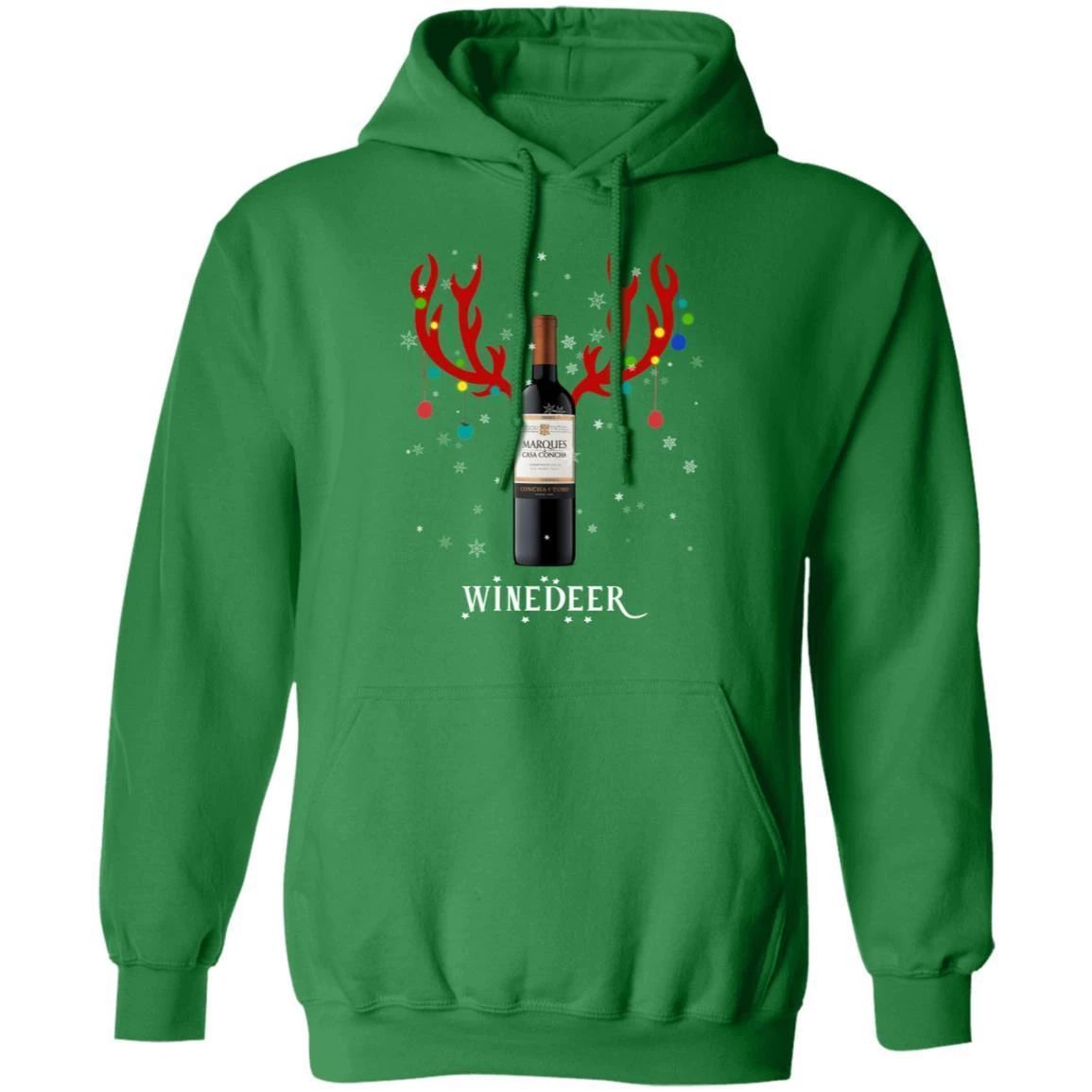 Winedeer Reindeer Concha Y Toro Wine Hoodie Christmas Wine Hoodie Cool Xmas Gift