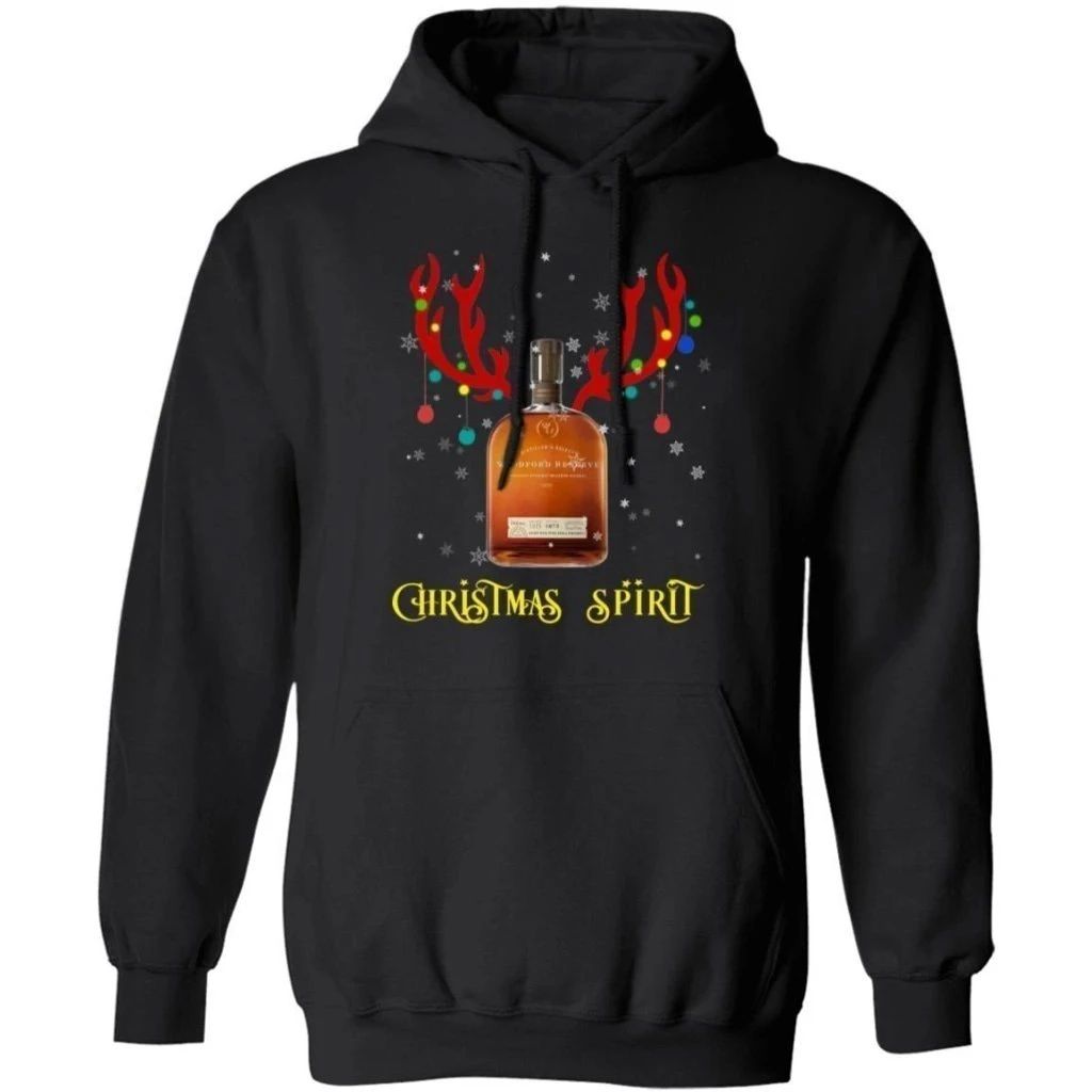 Woodford Reserve Reindeer Whisky Christmas Spirit Hoodie Funny Xmas Gift