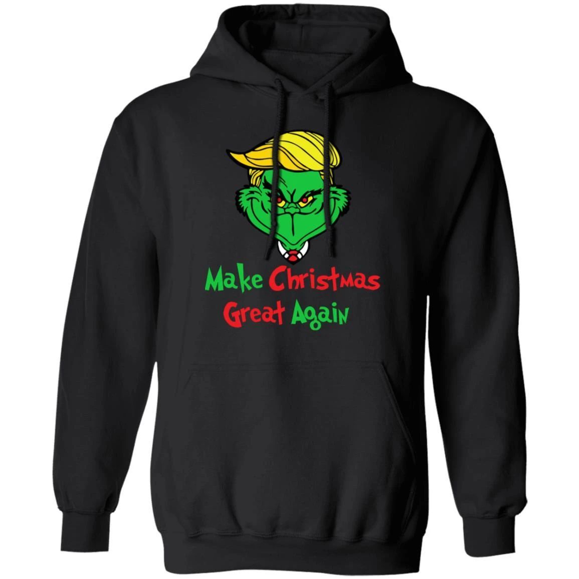 Xmas Hoodie Make Christmas Great Again Grinch Trump Hoodie Funny Xmas Gift