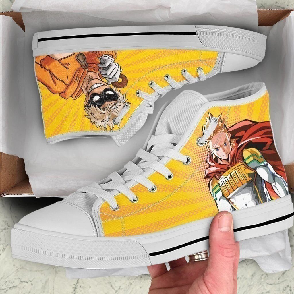Mirio & Fatgum My Hero Academia Sneakers High Top Shoes