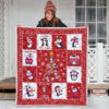 All I Want For Christmas Is Penguin Quilt Blanket Xmas Gift Idea 3