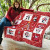 All I Want For Christmas Is Penguin Quilt Blanket Xmas Gift Idea 11