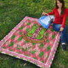 Alpha Kappa Alpha Premium Quilt Blanket Sorority Home Decor Custom For Fans 9