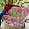 Alpha Kappa Alpha Premium Quilt Blanket Sorority Home Decor Custom For Fans 11