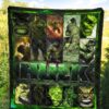 Angry Hulk Swamp Thing Premium Quilt Blanket Movie Home Decor Custom For Fans 5